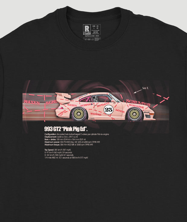 Camiseta “993 GT2 Pink Pig Ed”