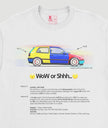 Camiseta “GOLF GTI MkIII Harlequin FanArt Ed”