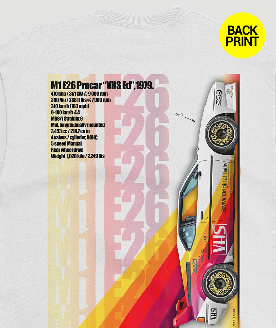 Camiseta “M1 E26 1979 VHS Ed”