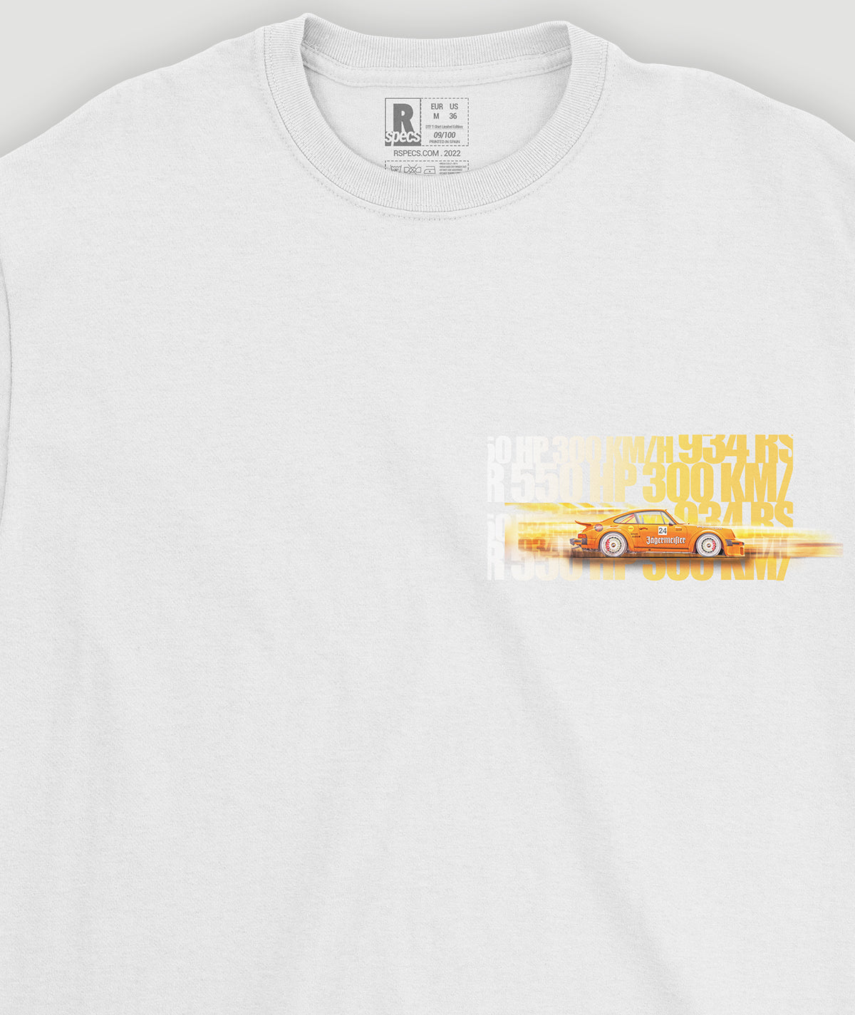 Camiseta BackPrint “934 RSR Jagermeister 76”