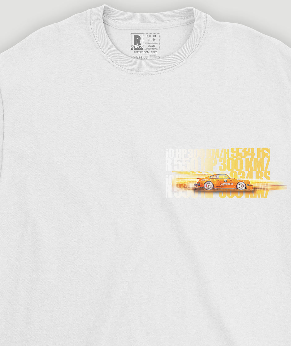Camiseta BackPrint “934 RSR Jagermeister 76”