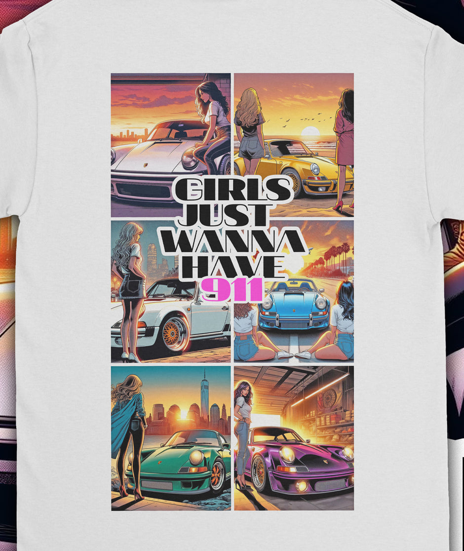 Camiseta “GIRLS JUST WANNA HAVE 911”