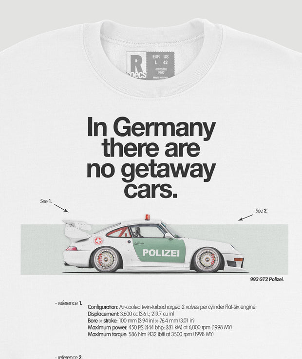 Sudadera “993 GT2 Polizei”