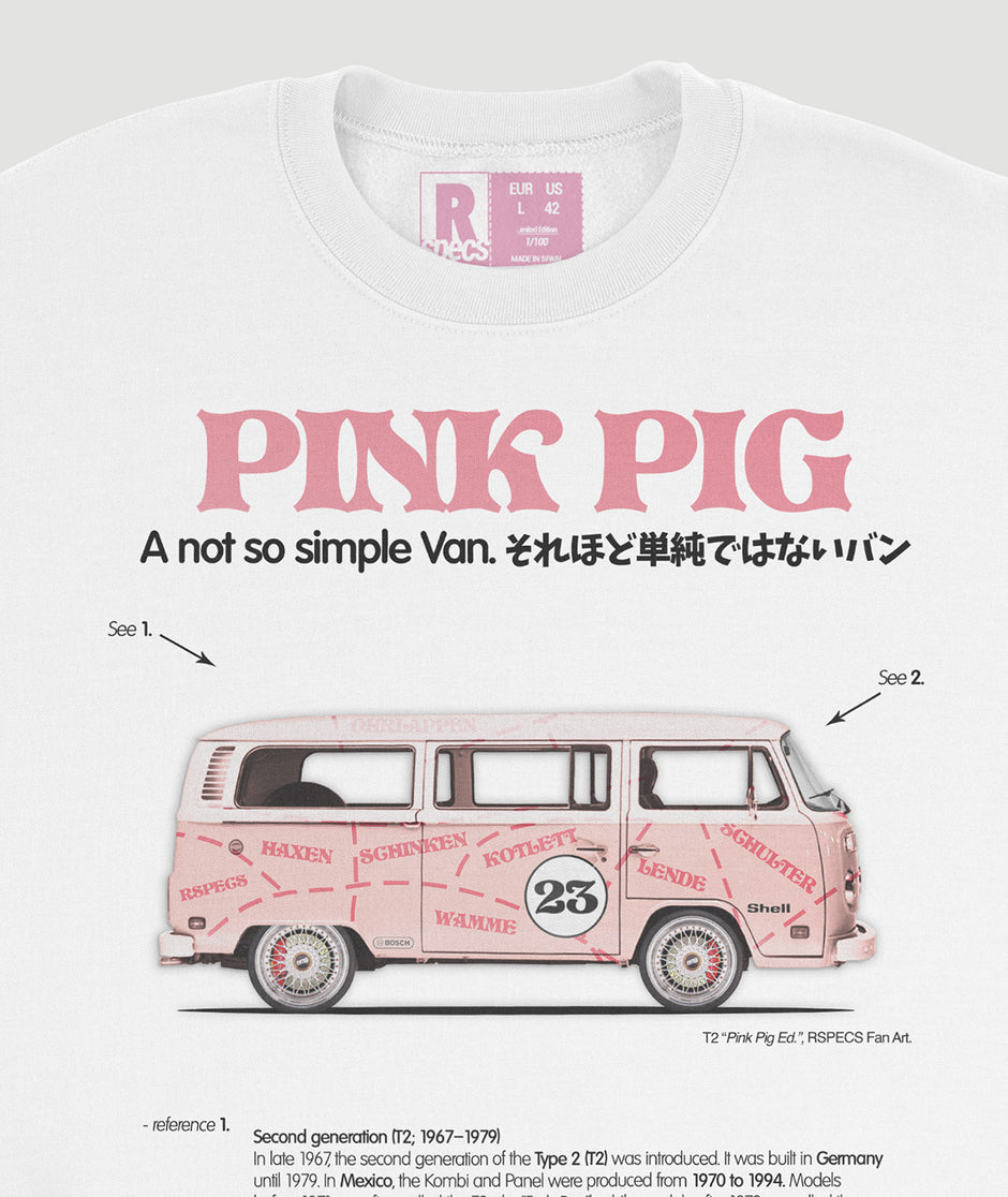 Sudadera “T2 PINK PIG”