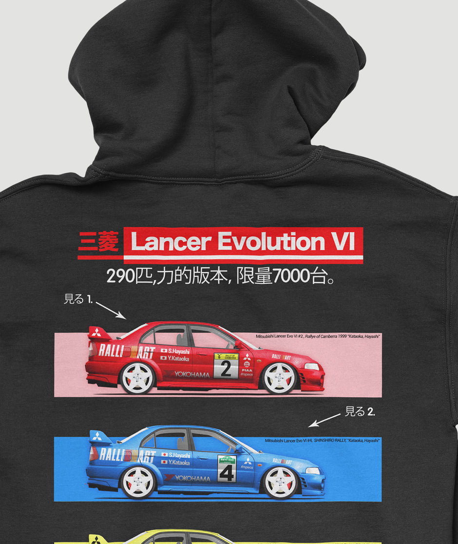 Sudadera “LANCER EVO VI Colors Ed”