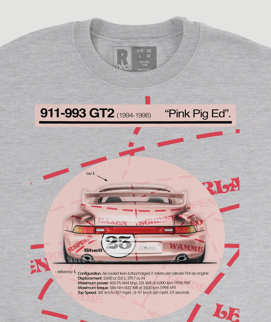 Sudadera “993 GT2 Rear Pink Pig”