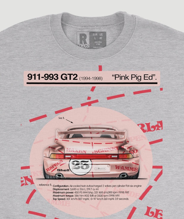 Sudadera “993 GT2 Rear Pink Pig”