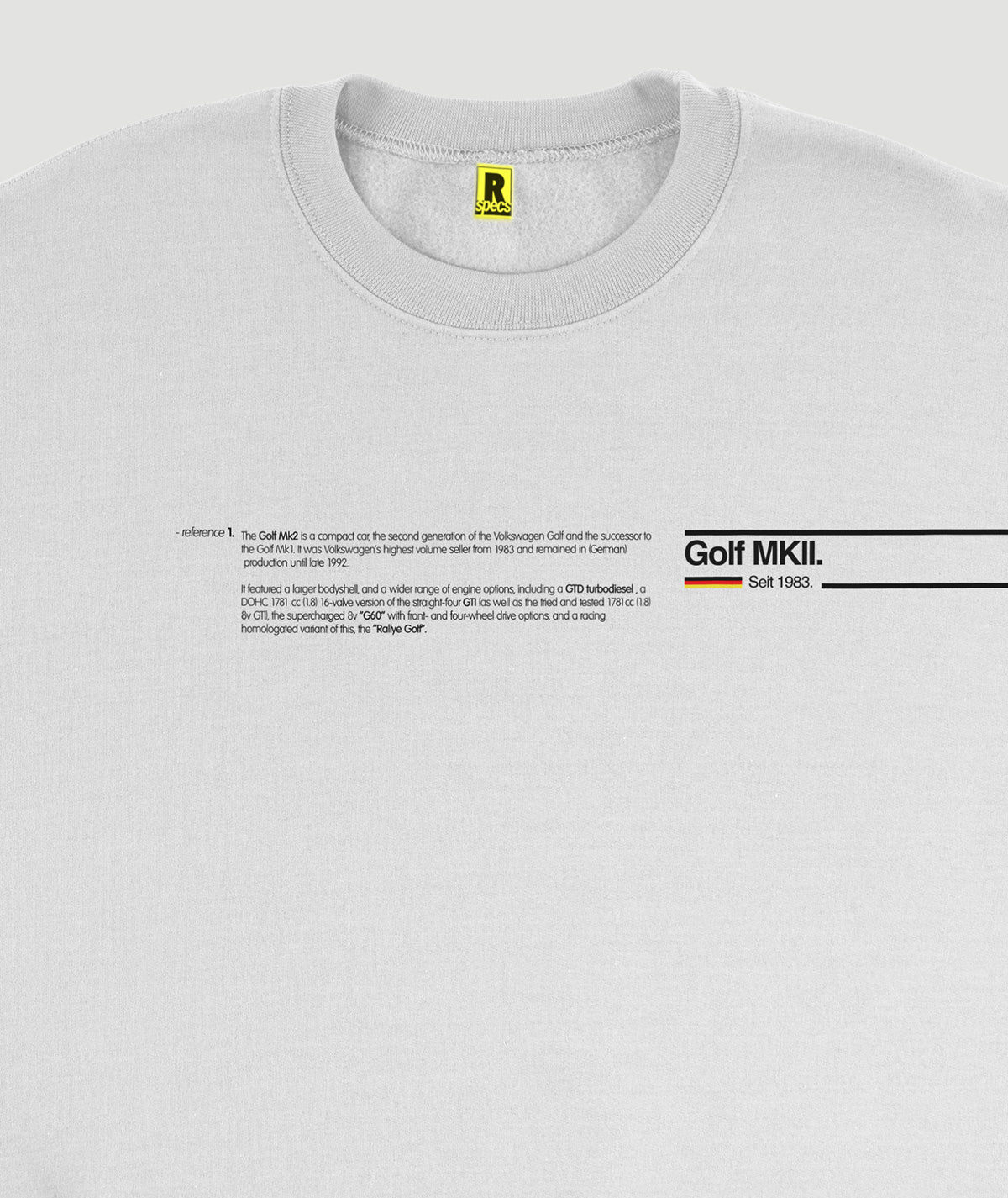 Sudadera “GOLF MKII disassembly”