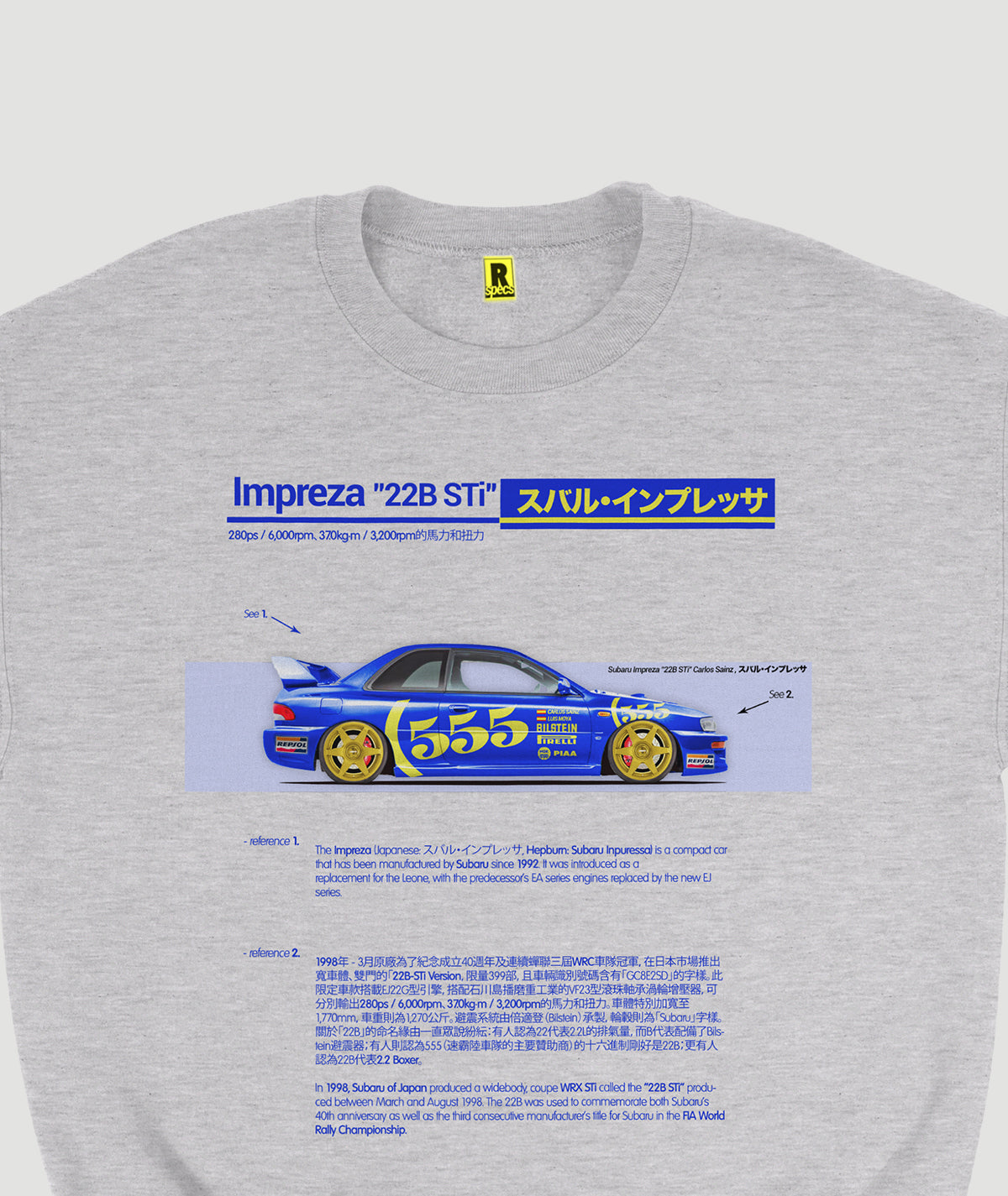 Sudadera “Impreza 22B Sti”