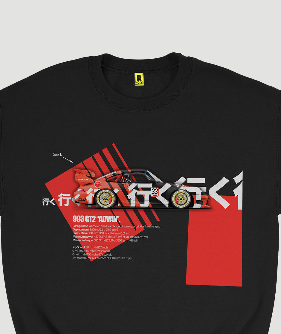 Sudadera “993 GT2 ADVAN Ed”
