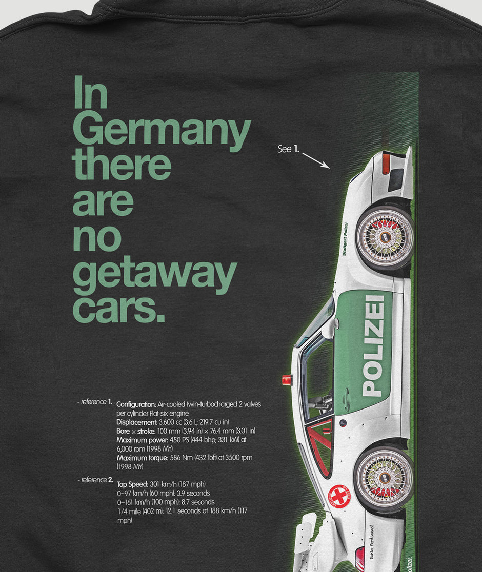 Sudadera Capucha “993 GT2 POLIZEI Ed”