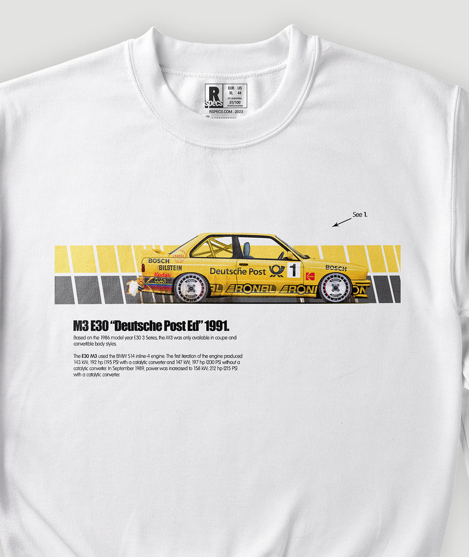 Sudadera “E30 M3 Deutsche Post Ed”