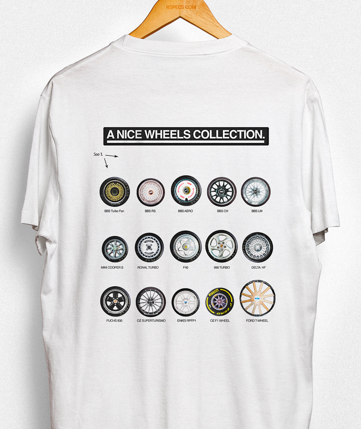 Camiseta BackPrint “A nice Wheels Collection”