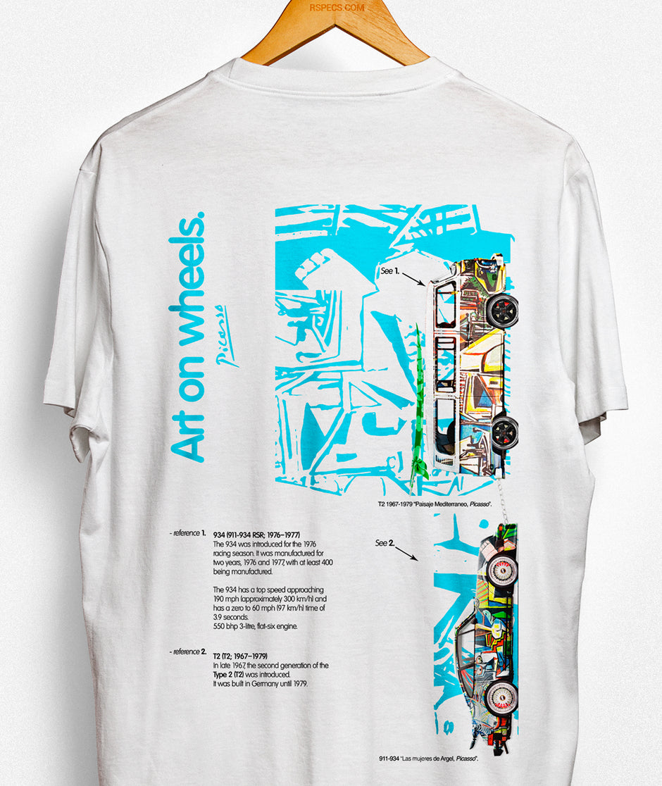 Camiseta Backprint 934 & T2 “Art on Wheels Picasso”