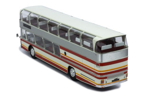 1983 Neoplan NH 22L Skyliner Blanco/Rojo 1:43 IXO Models BUS033LQ