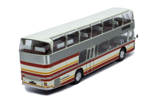 1983 Neoplan NH 22L Skyliner Blanco/Rojo 1:43 IXO Models BUS033LQ