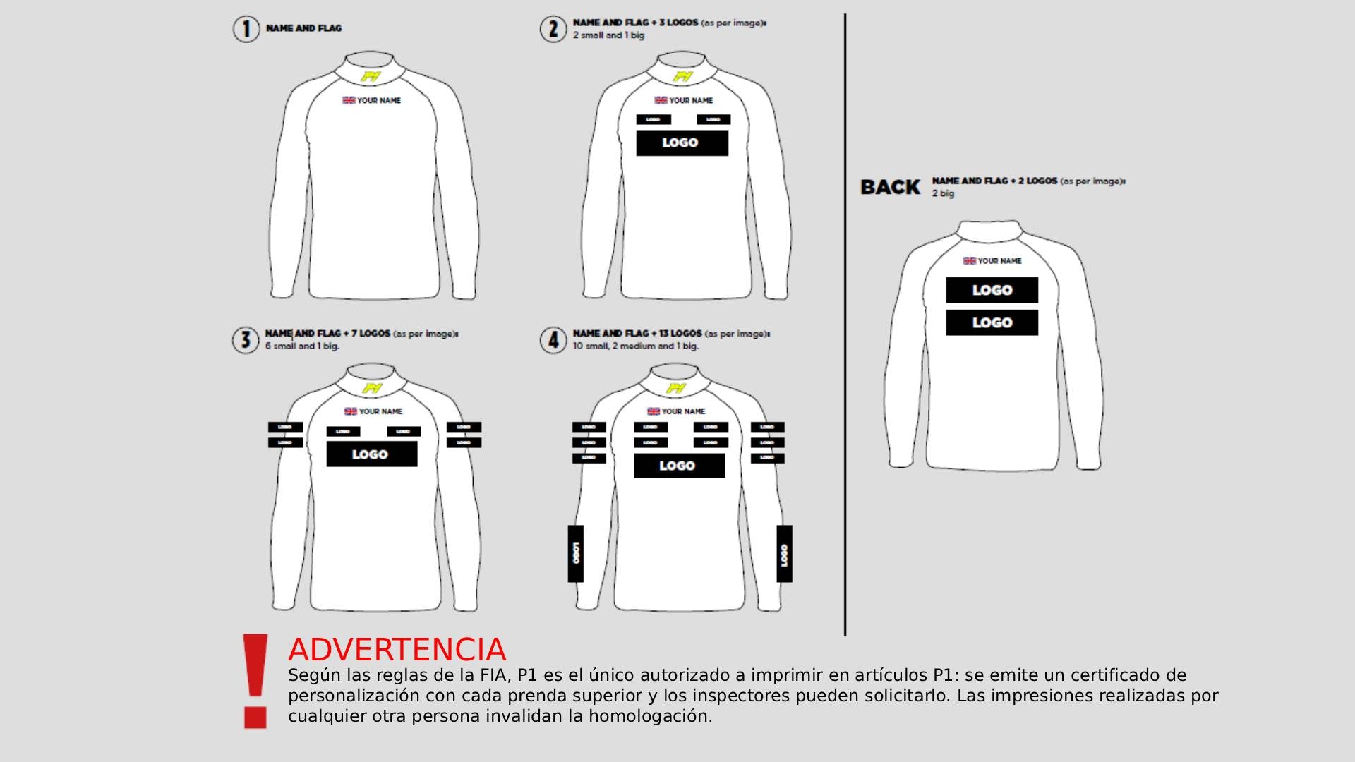 P1 CAMISETAS PERSONALIZADOS