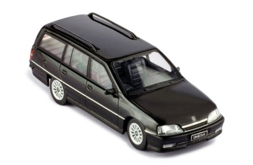 1990 Opel Omega A2 Caravan Negro Metalizado 1:43 IXO Models CLC444N.22