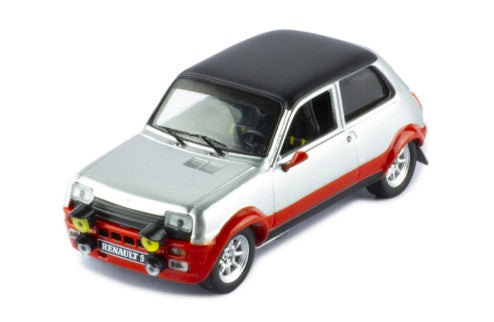 1978 Renault 5 R5 Alpine Gr.2 Plateado/Rojo 1:43 IXO Models CLC466N