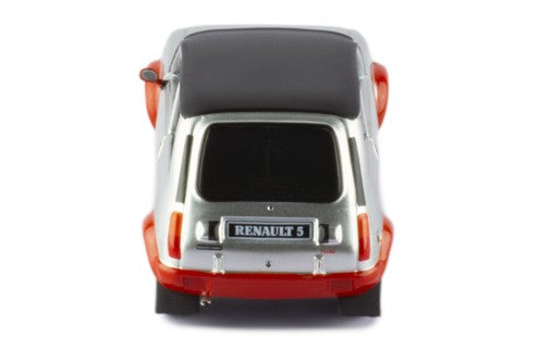 1978 Renault 5 R5 Alpine Gr.2 Plateado/Rojo 1:43 IXO Models CLC466N