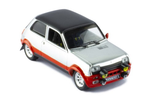 1978 Renault 5 R5 Alpine Gr.2 Plateado/Rojo 1:43 IXO Models CLC466N