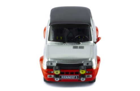 1978 Renault 5 R5 Alpine Gr.2 Plateado/Rojo 1:43 IXO Models CLC466N
