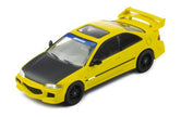 1995 Honda Civic EJ1 Coupe Custom Amarillo/Negro 1:43 IXO Models CLC528N.22