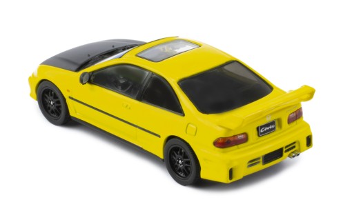 1995 Honda Civic EJ1 Coupe Custom Amarillo/Negro 1:43 IXO Models CLC528N.22