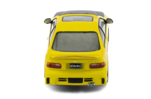 1995 Honda Civic EJ1 Coupe Custom Amarillo/Negro 1:43 IXO Models CLC528N.22