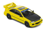 1995 Honda Civic EJ1 Coupe Custom Amarillo/Negro 1:43 IXO Models CLC528N.22