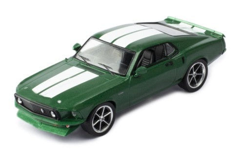 1969 Ford Mustang Fastback Custom Verde Metalizado/Blanco 1:43 IXO Models CLC530N.22