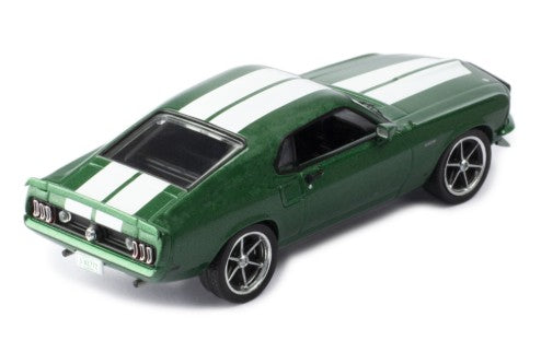 1969 Ford Mustang Fastback Custom Verde Metalizado/Blanco 1:43 IXO Models CLC530N.22
