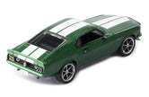 1969 Ford Mustang Fastback Custom Verde Metalizado/Blanco 1:43 IXO Models CLC530N.22