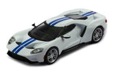 2017 Ford GT Blanco/Azul 1:43 IXO Models CLC536N.22