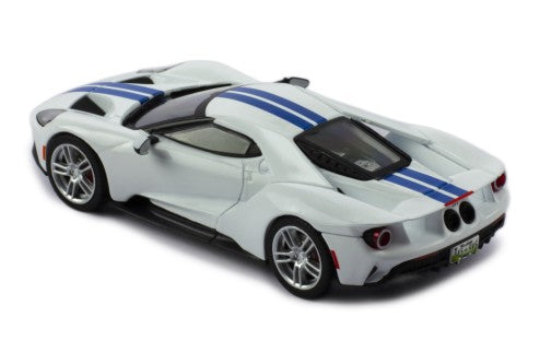 2017 Ford GT Blanco/Azul 1:43 IXO Models CLC536N.22