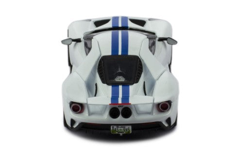 2017 Ford GT Blanco/Azul 1:43 IXO Models CLC536N.22