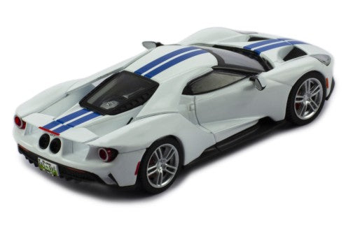 2017 Ford GT Blanco/Azul 1:43 IXO Models CLC536N.22