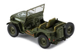 1943 Jeep Willys Ejército Americano Verde Militar 1:43 IXO Models CLC567N