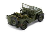1943 Jeep Willys Ejército Americano Verde Militar 1:43 IXO Models CLC567N