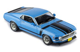 1970 Ford Mustang BOSS 302 Azul/Negro 1:43 IXO Models CLC569N