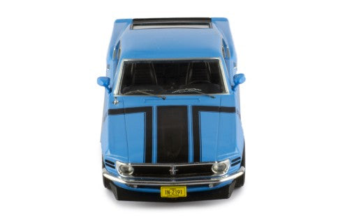 1970 Ford Mustang BOSS 302 Azul/Negro 1:43 IXO Models CLC569N