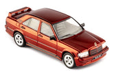 1984 Mercedes-Benz 190 E 2.3 16V Custom Rojo Metalizado 1:43 IXO Models CLC580N.22