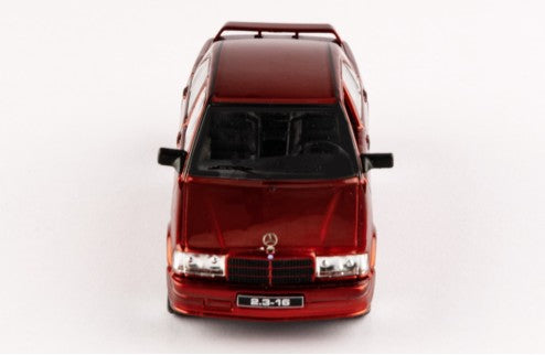 1984 Mercedes-Benz 190 E 2.3 16V Custom Rojo Metalizado 1:43 IXO Models CLC580N.22