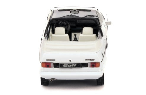 1981 Volkswagen VW Golf MK I Convertible Blanco 1:43 IXO Models CLC590N.22