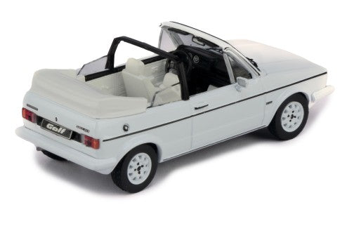 1981 Volkswagen VW Golf MK I Convertible Blanco 1:43 IXO Models CLC590N.22