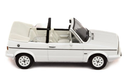 1981 Volkswagen VW Golf MK I Convertible Blanco 1:43 IXO Models CLC590N.22