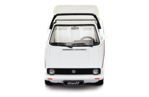 1981 Volkswagen VW Golf MK I Convertible Blanco 1:43 IXO Models CLC590N.22