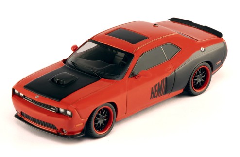 2009 Dodge Challenger SRT8 Rojo/Negro 1:43 IXO Models CLC597N.22