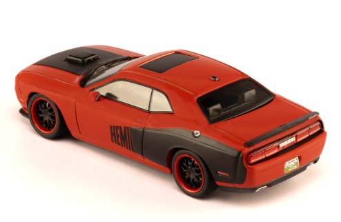 2009 Dodge Challenger SRT8 Rojo/Negro 1:43 IXO Models CLC597N.22