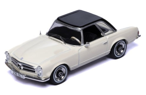 1964 Mercedes 230 SL (W113) HardTop Beige/Negro 1:43 IXO Models CLC617N.22